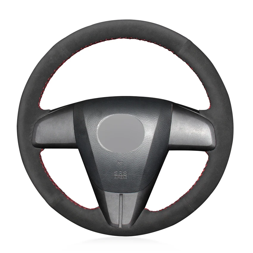 Black Artificial Suede No-slip Car Steering Wheel Cover for Mazda 3 Axela Mazda 5 Mazda 6 CX-7 CX-9 MAZDASPEED3 (US) 2010-2013
Black Artificial Suede No-slip Car Steering Wheel Cover for Mazda 3 Axela Mazda 5 Mazda 6 CX-7 CX-9 MAZDASPEED3 (US) 2010-2013