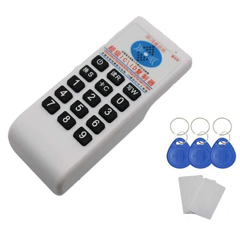 Handheld Frequency 125Khz-13.56MHZ Copier Duplicator RFID NFC IC Card Reader & Writer Access Control Card Tag Duplicator
Handheld Frequency 125Khz-13.56MHZ Copier Duplicator RFID NFC IC Card Reader & Writer Access Control Card Tag Duplicator