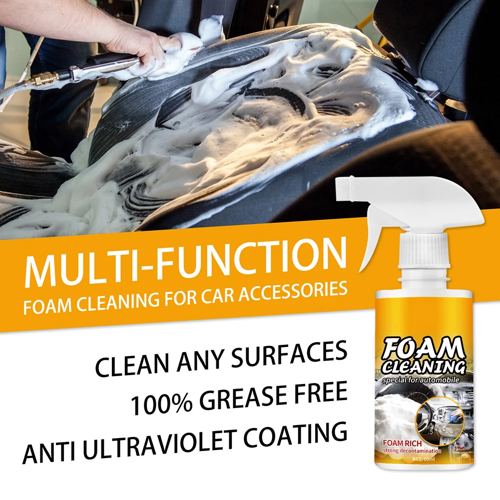 Home Foam Cleaner Multi-Purpose foam cleaner Rust Remover Cleaning For Car Seat Cleaner Interior Parts 60/120ML Dropship New
Home Foam Cleaner Multi-Purpose foam cleaner Rust Remover Cleaning For Car Seat Cleaner Interior Parts 60/120ML Dropship New
