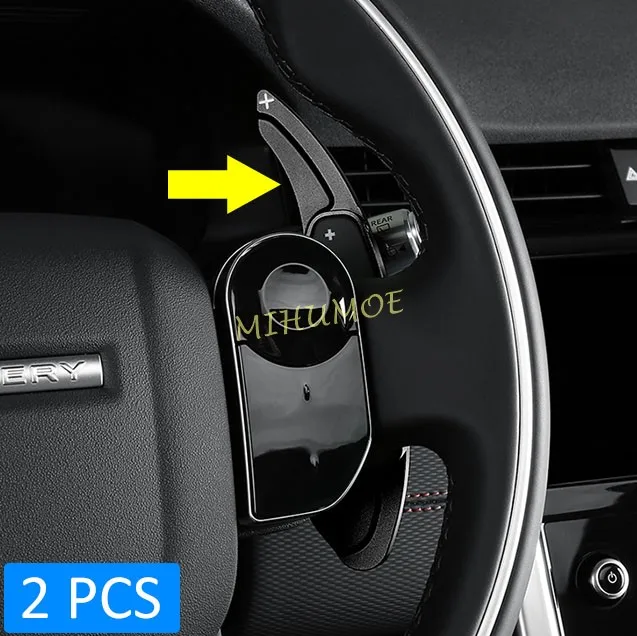 

For Land Range Rover Sport Evoque Velar Discovery 4 5 LR2 LR4 Interior Steering Wheel Gear Shift Paddle Shifter Extension Black