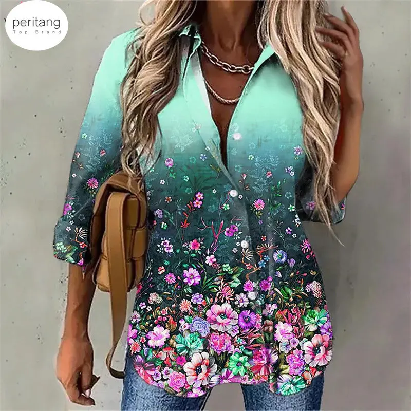 PERITANG женская рубашка с цветочным принтом на каждый день Выходная Цветочная блузка рубашка с коротким рукавом на пуговицах с V-образным вырезом повседневные топы
PERITANG женская рубашка с цветочным принтом на каждый день Выходная Цветочная блузка рубашка с коротким рукавом на пуговицах с V-образным вырезом повседневные топы