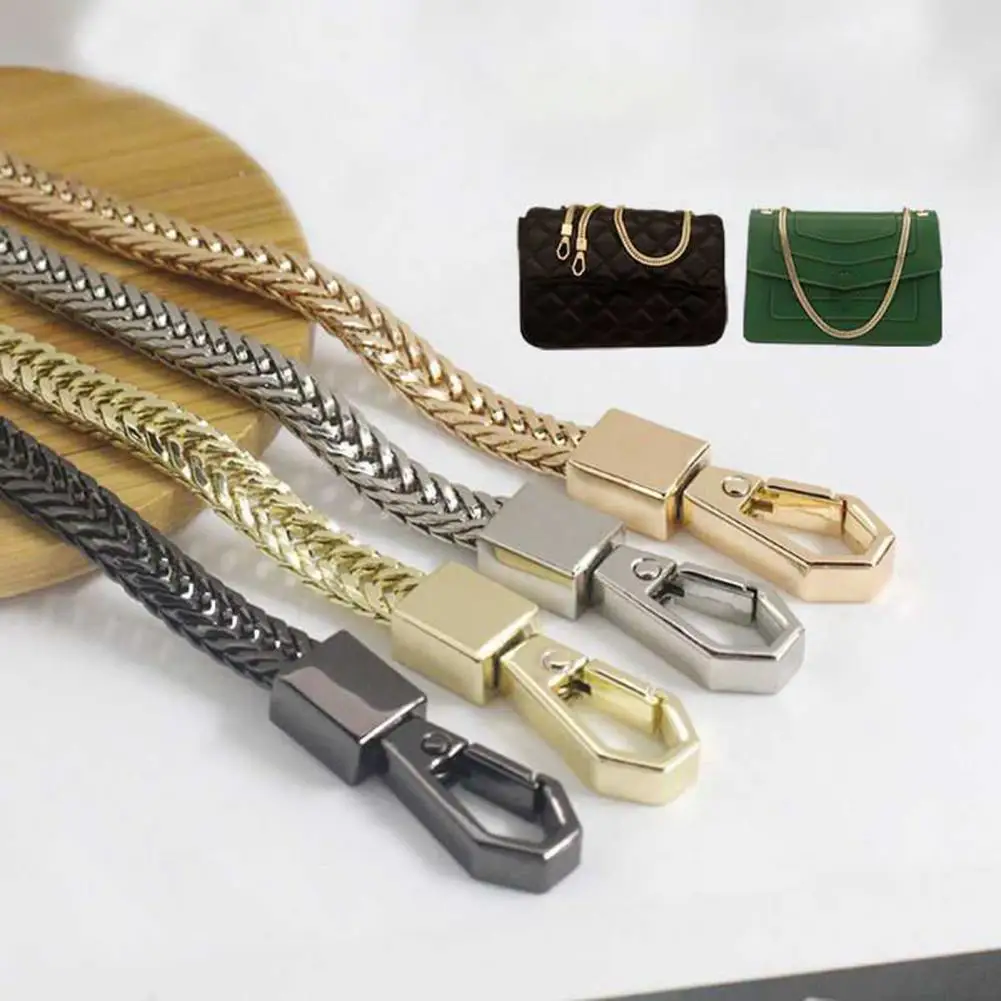 Snake Bone Chain Bag Shoulder Strap Long Hook Clip Black/Golden/Silver Metal Bag Accessories Crossbody Bag Handbag Chain
Snake Bone Chain Bag Shoulder Strap Long Hook Clip Black/Golden/Silver Metal Bag Accessories Crossbody Bag Handbag Chain