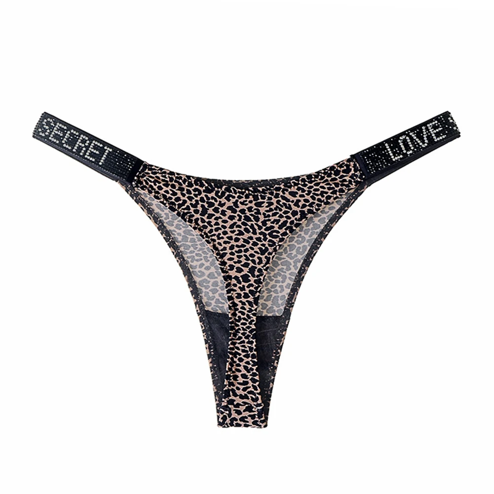 Women G-String Thongs Sexy High Cut Leopard Printed T-Back Low Waist Panties Underwear Lingeries Sleepwear Nightgown Thin Strap
Women G-String Thongs Sexy High Cut Leopard Printed T-Back Low Waist Panties Underwear Lingeries Sleepwear Nightgown Thin Strap