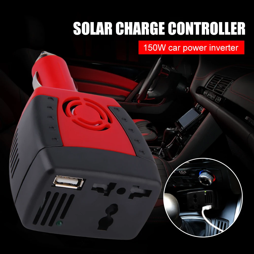 12V to 110V/220V 150W Car Inverter Charging Power Adapter with USB Output Overload Protection Phone Charging Adapter for Car
12V to 110V/220V 150W Car Inverter Charging Power Adapter with USB Output Overload Protection Phone Charging Adapter for Car