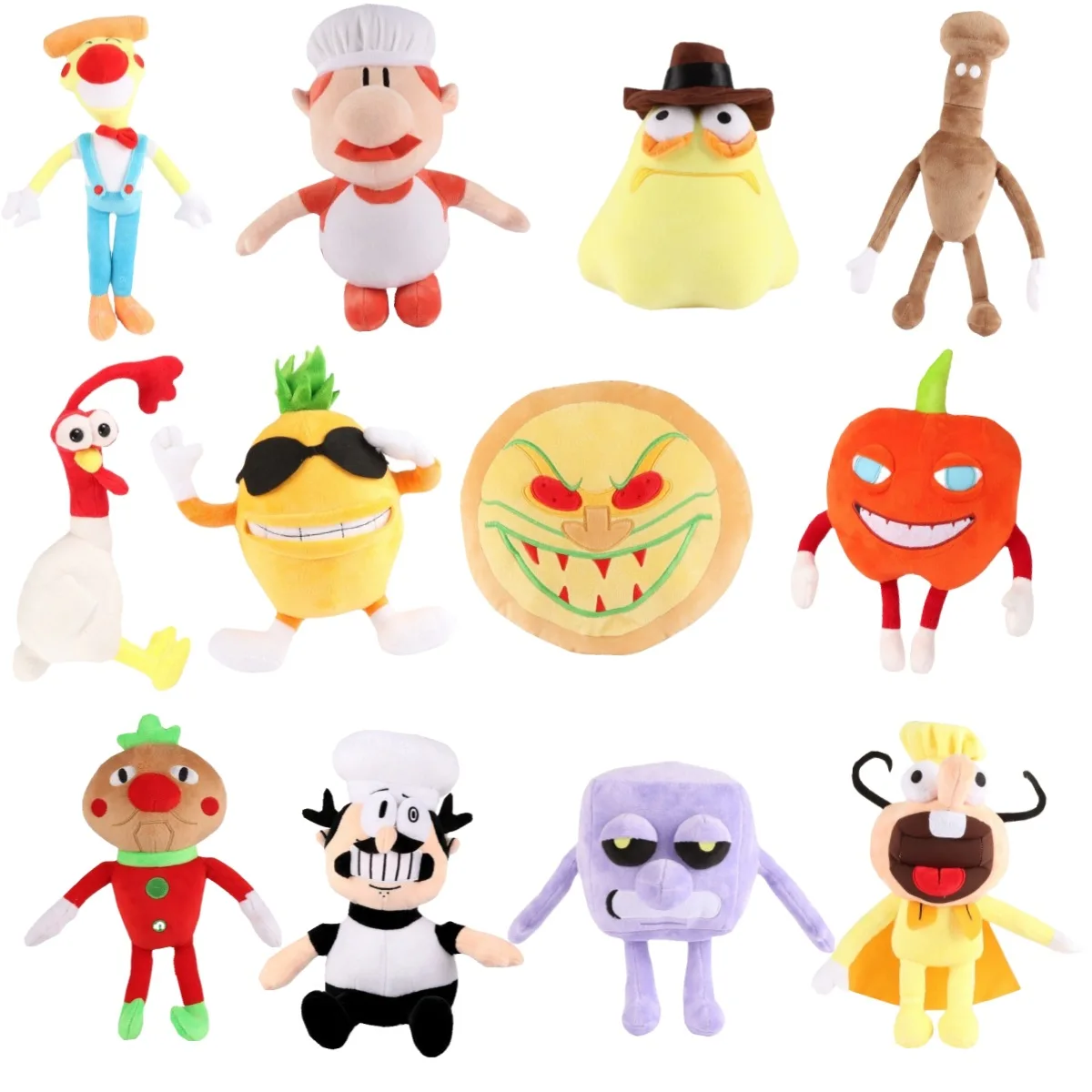 Hot Sale Pizza Tower Peppino Plush Toys Cute Soft Stuffed Cartoon Kawai Dolls Toys Birthday Christmas Gift for Kids
Hot Sale Pizza Tower Peppino Plush Toys Cute Soft Stuffed Cartoon Kawai Dolls Toys Birthday Christmas Gift for Kids
