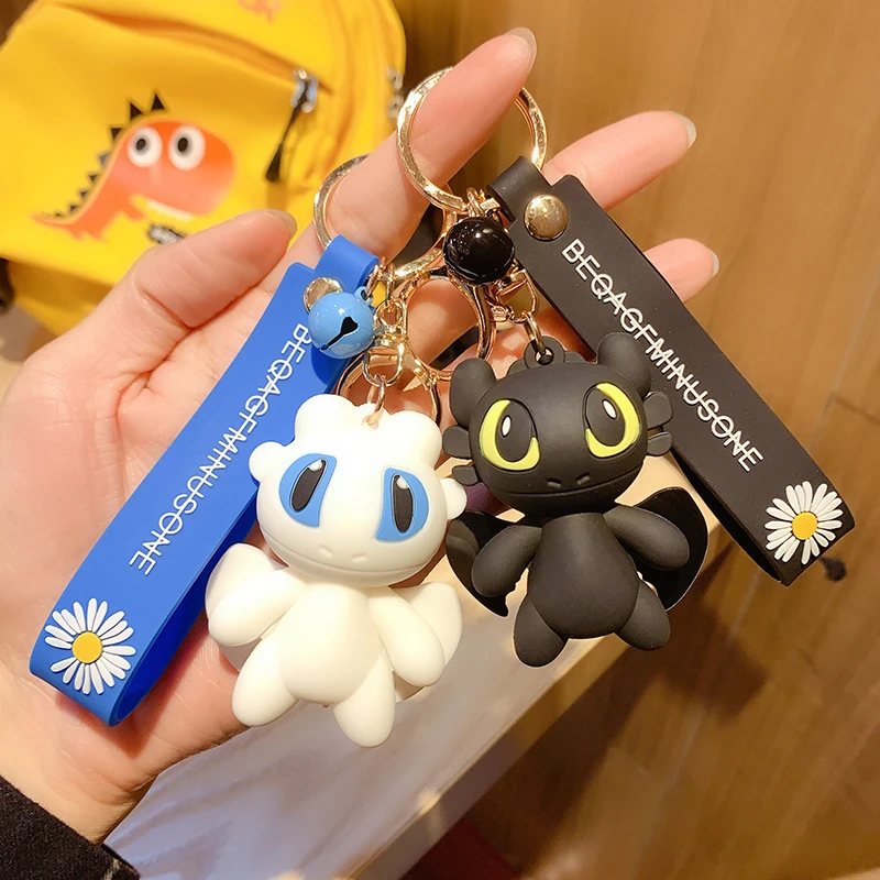 Creative Cartoon dragon Key Cute Big Eyes Couple Bag Car Ornaments Personality Creative Bell Hand with Car Key Chain gift 
Creative Cartoon dragon Key Cute Big Eyes Couple Bag Car Ornaments Personality Creative Bell Hand with Car Key Chain gift
