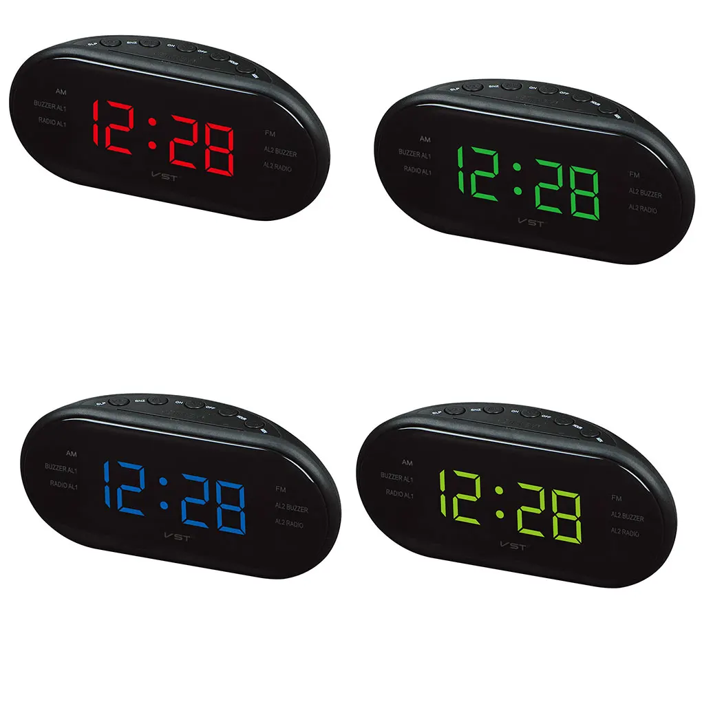 New AM/FM LED Clock Electronic Desktop Alarm Clock Digital Table Radio Gift Home Office Supplies EU/US Plug
New AM/FM LED Clock Electronic Desktop Alarm Clock Digital Table Radio Gift Home Office Supplies EU/US Plug