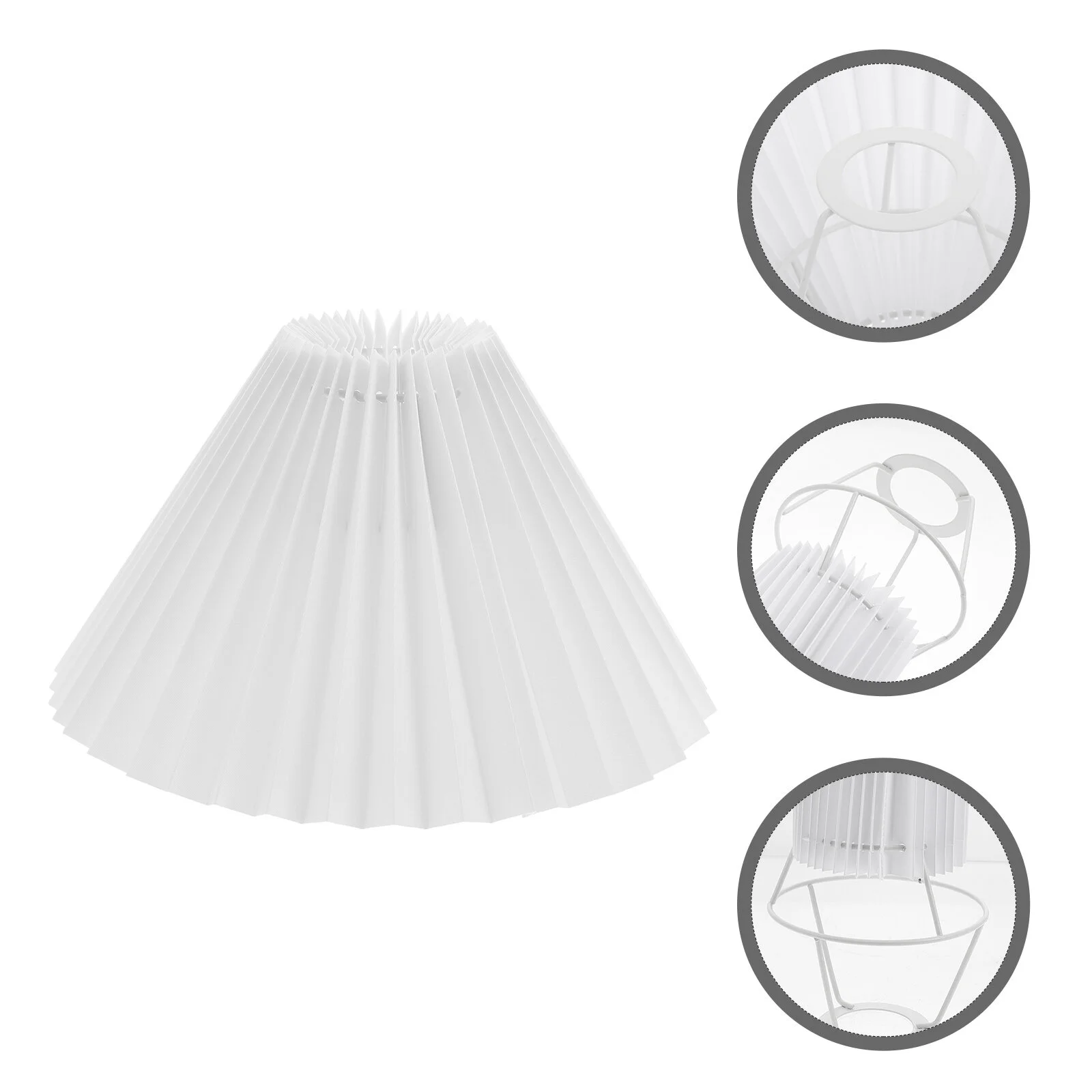 Pleated Lampshade Hanging Decorative Light Cover Home Cloth Wrought Iron Accessory 
Pleated Lampshade Hanging Decorative Light Cover Home Cloth Wrought Iron Accessory