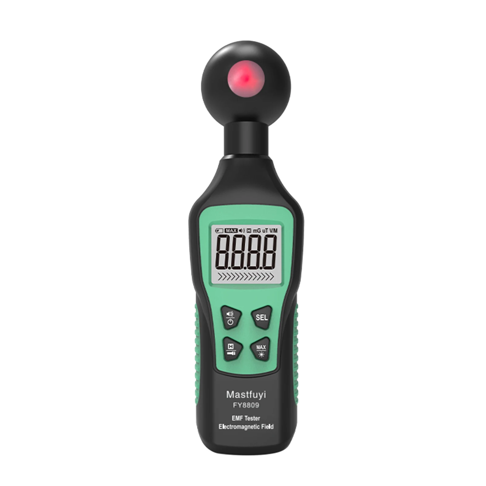 Mastfuyi FY8809 EMF Meter Digital Electromagnetic Field Tester LCD Electric Field Radiation Detector with Flashlight Alarm
Mastfuyi FY8809 EMF Meter Digital Electromagnetic Field Tester LCD Electric Field Radiation Detector with Flashlight Alarm