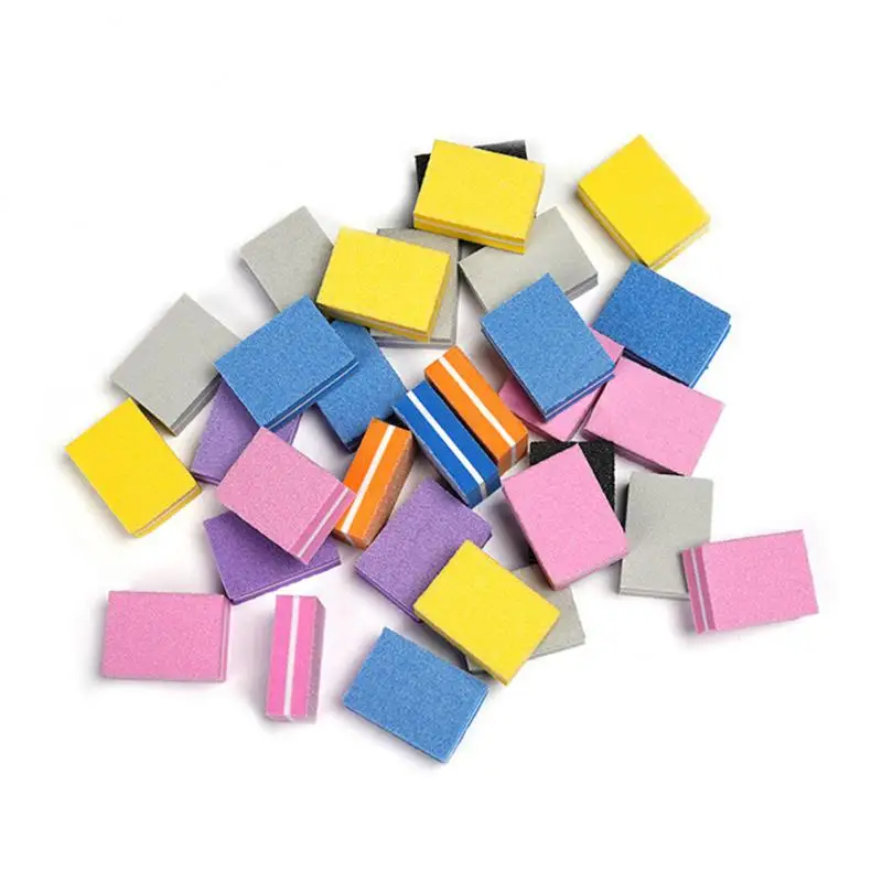 50pcs Double-sided Mini Nail File Blocks Colorful Sponge Nail Polish Sanding Buffer Strips Polishing Manicure Tools
50pcs Double-sided Mini Nail File Blocks Colorful Sponge Nail Polish Sanding Buffer Strips Polishing Manicure Tools