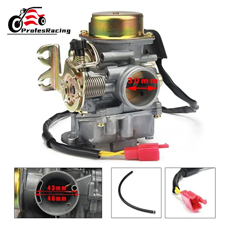 Motorcycle CVK 30MM Carburetor Carb For Scooter ATV UTV Scooters GY6 150CC 200CC 250CC Engine Street Bike Dirt Bikes CVK30
Motorcycle CVK 30MM Carburetor Carb For Scooter ATV UTV Scooters GY6 150CC 200CC 250CC Engine Street Bike Dirt Bikes CVK30