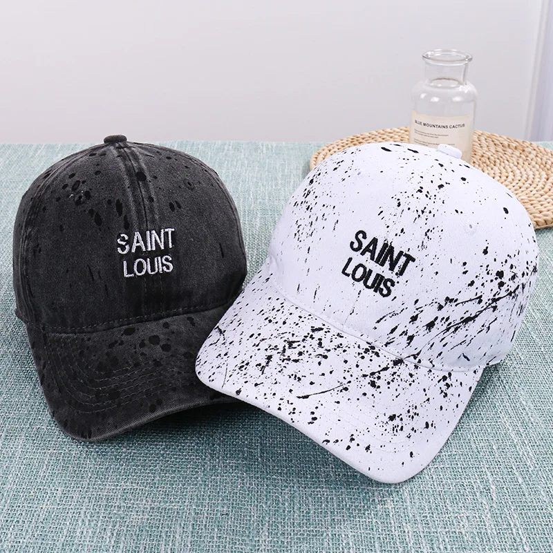 Do old washing cotton spot art wind restoring ancient ways ins splash-ink cap personality soft hip hop street baseball cap
Do old washing cotton spot art wind restoring ancient ways ins splash-ink cap personality soft hip hop street baseball cap
