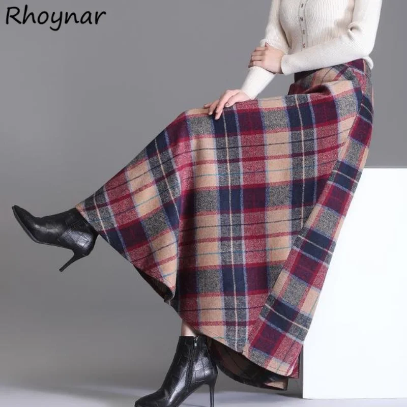 Plaid Skirts Women Baggy M-3XL Elegant High Wasited Designer Harajuku Personal A-line Korean Fashion Clothing Faldas Largas Chic
Plaid Skirts Women Baggy M-3XL Elegant High Wasited Designer Harajuku Personal A-line Korean Fashion Clothing Faldas Largas Chic
