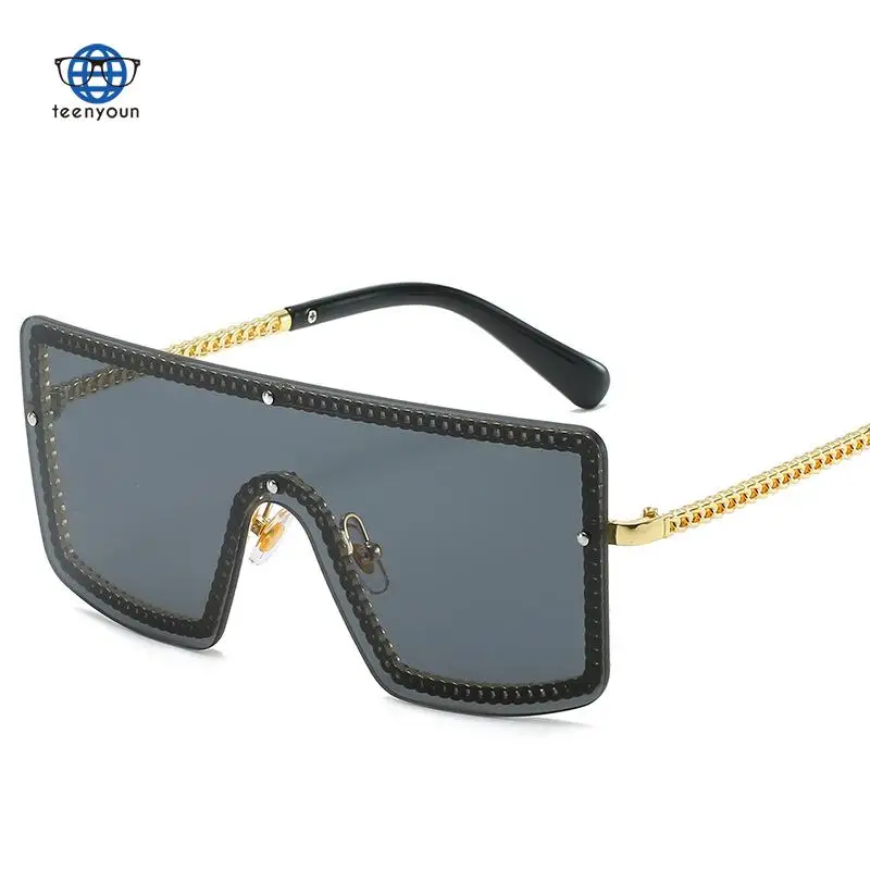 Teenyoun Eyewear New One Piece Sunglasses, Luxury Brand Trends, Punk Integrated Glasses, Women's Small Fragrance Ch
Teenyoun Eyewear New One Piece Sunglasses, Luxury Brand Trends, Punk Integrated Glasses, Women's Small Fragrance Ch