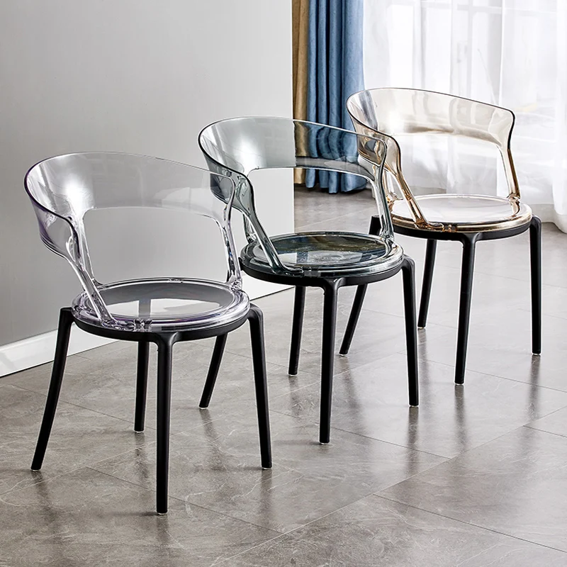 Nordic Light Luxury Dining Chair Plastic Transparent Home Modern Simple Thickened Cafe Leisure Creative Backrest Stool
Nordic Light Luxury Dining Chair Plastic Transparent Home Modern Simple Thickened Cafe Leisure Creative Backrest Stool