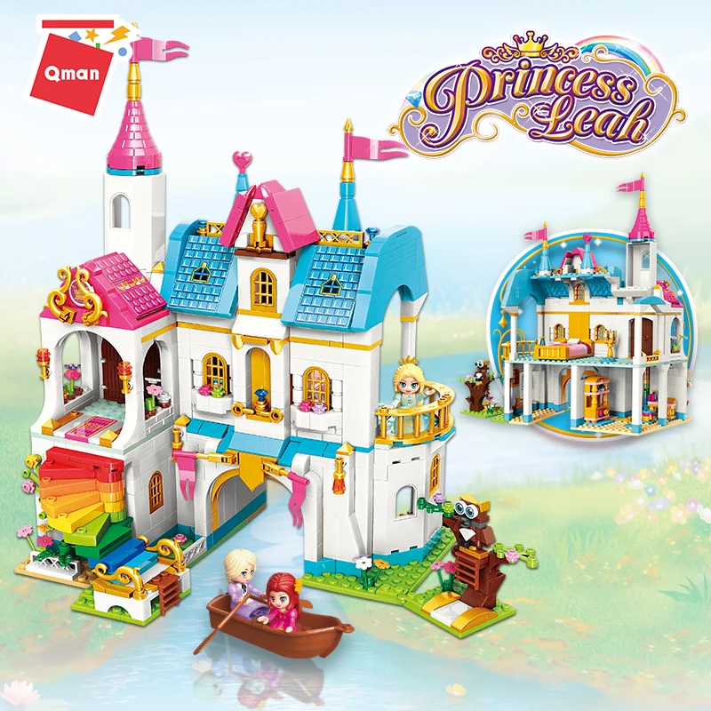 girl friends Building Blocks Enlighten Girl Princess Leah Lake Heart Rainbow Castle DIY Bricks toys Christmas birthday Gifts
girl friends Building Blocks Enlighten Girl Princess Leah Lake Heart Rainbow Castle DIY Bricks toys Christmas birthday Gifts