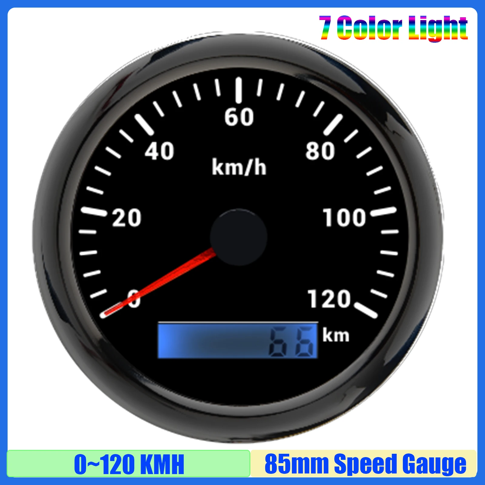 30 км/ч, 60 км/ч, 120 км/ч, 200 км/ч 85 мм спидометр, 7 цветов, аналоговый импульсный сигнал, измеритель скорости для авто, лодки, морской без GPS
30 км/ч, 60 км/ч, 120 км/ч, 200 км/ч 85 мм спидометр, 7 цветов, аналоговый импульсный сигнал, измеритель скорости для авто, лодки, морской без GPS