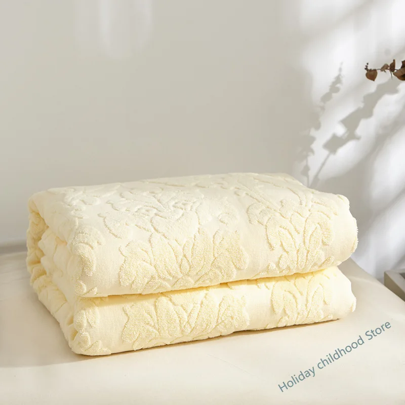 Jacquard Cotton Towel Thread Blanket for Adults Kids Soft Breathable Bedspread Bedclothes Summer Throw Blankets on Sofa/Bed
Jacquard Cotton Towel Thread Blanket for Adults Kids Soft Breathable Bedspread Bedclothes Summer Throw Blankets on Sofa/Bed