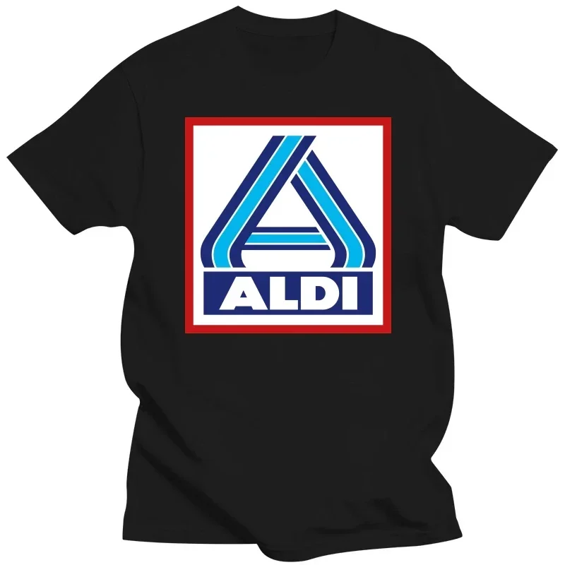 Новинка 2024 футболка Aldi с логотипом магазина aldi супермаркет cadi товары для