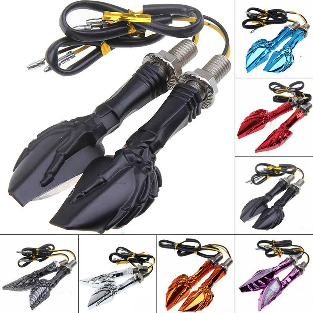 2 Pcs Universal 10mm Motorcycle Tail Light Motorbike Turning Singal 12 LED Indicator Lamp ABS Amber Lights Various Colors Shell
2 Pcs Universal 10mm Motorcycle Tail Light Motorbike Turning Singal 12 LED Indicator Lamp ABS Amber Lights Various Colors Shell