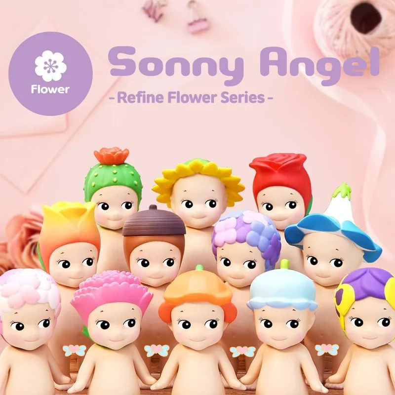 

Sonny Angel Refine Цветочная серия глухая коробка мини-фигурка Угадай сумку загадочная коробка сюрприз аниме фигурка украшения Модель Кукла подарок