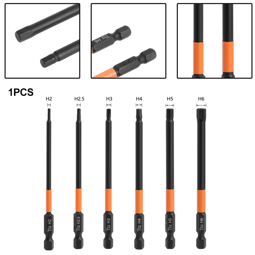 Hex Screwdriver Bits 1/4 Hex Shank Electric Wrench Drill Bits Metric Electric Screwdriver Bit Hand Tool 100mm
Hex Screwdriver Bits 1/4 Hex Shank Electric Wrench Drill Bits Metric Electric Screwdriver Bit Hand Tool 100mm
