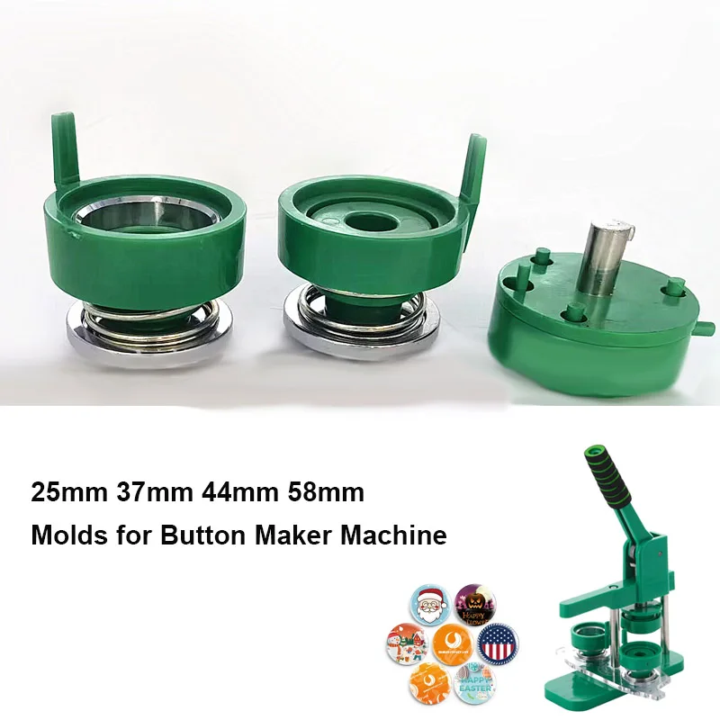 

25//37/44/58mm Badge Maker Molds DIY Button Badge Maker Press Machine Interchangeable Die Mould Round Badge Punching Die