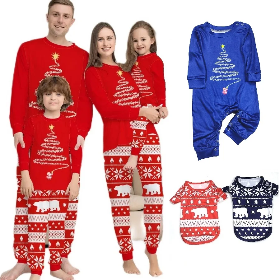 2022 Christmas Family Matching Outfits Polar Bear Father Mother Kids Baby & Dog's Pajamas Sets Mommy and Me Xmas Pj's Clothes
2022 Christmas Family Matching Outfits Polar Bear Father Mother Kids Baby & Dog's Pajamas Sets Mommy and Me Xmas Pj's Clothes