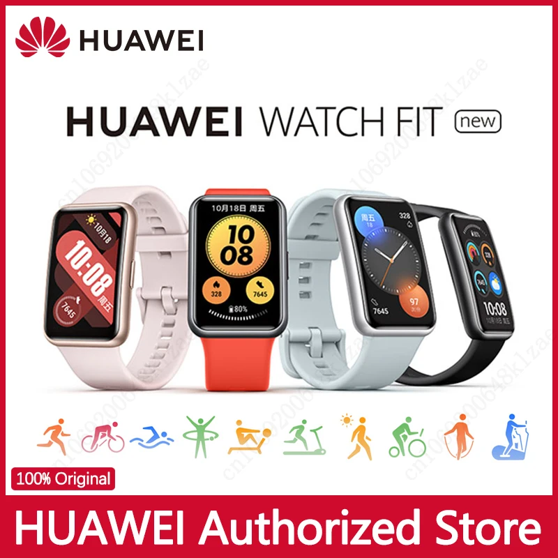 Смарт-часы HUAWEI Watch FIT new FIT, Быстрая тренировка, с кислородом в крови, подходят для новых 10-дневных батарей, оригинал 100%
Смарт-часы HUAWEI Watch FIT new FIT, Быстрая тренировка, с кислородом в крови, подходят для новых 10-дневных батарей, оригинал 100%