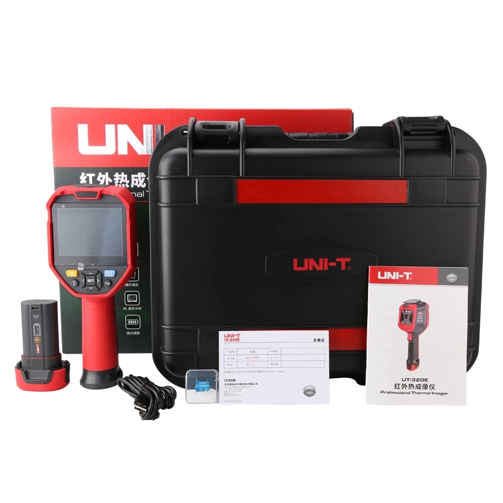 UNI-T Infrared Thermal Imager UTi320E Industrial PCB Circuit Floor Heating Detection PC Analyze WIFI Thermal Imaging Camera
UNI-T Infrared Thermal Imager UTi320E Industrial PCB Circuit Floor Heating Detection PC Analyze WIFI Thermal Imaging Camera