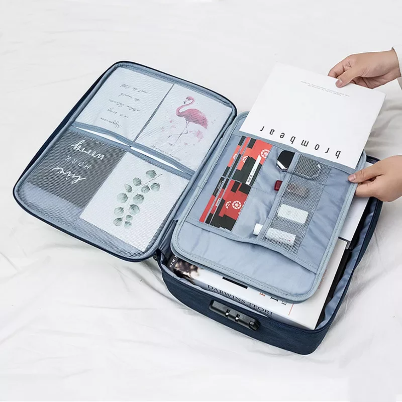 2022Grote Capaciteit Multi-layer Document Tickets Opbergtas Certificaat File Organizer Case Home Reizen Paspoort Aktetas Met Slo
2022Grote Capaciteit Multi-layer Document Tickets Opbergtas Certificaat File Organizer Case Home Reizen Paspoort Aktetas Met Slo