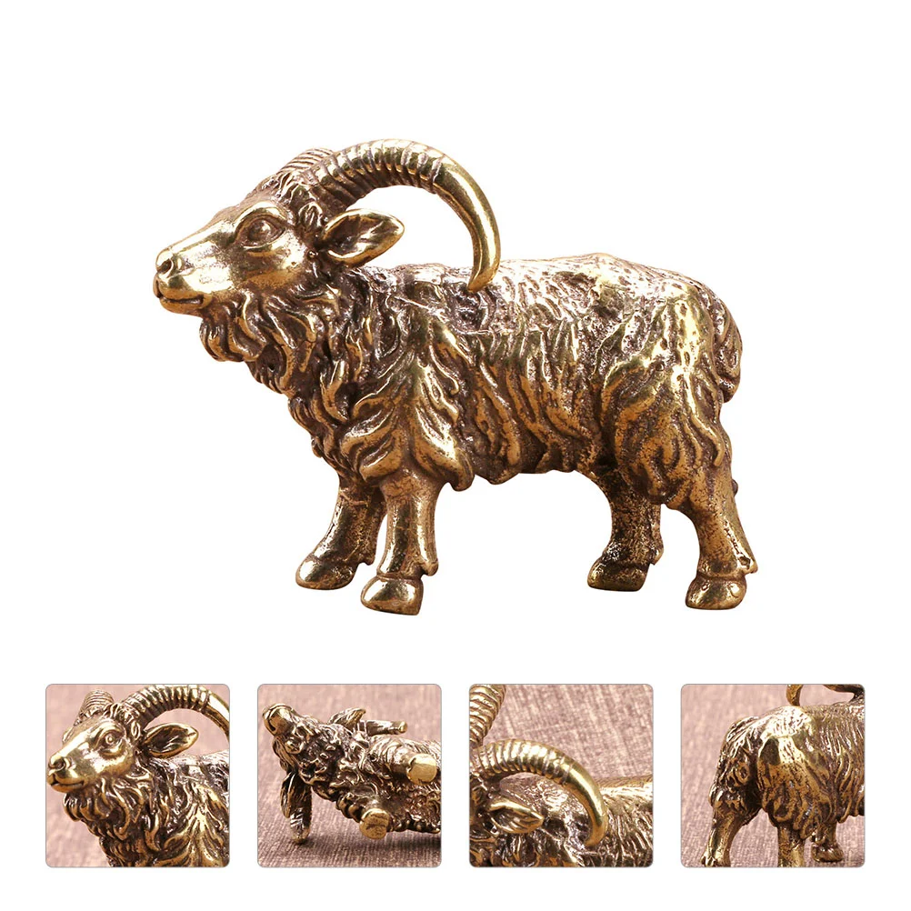 Goat Ornament Metal Decoration Shape Decor Desktop Home Sheep Statue Chinese Zodiac
Goat Ornament Metal Decoration Shape Decor Desktop Home Sheep Statue Chinese Zodiac