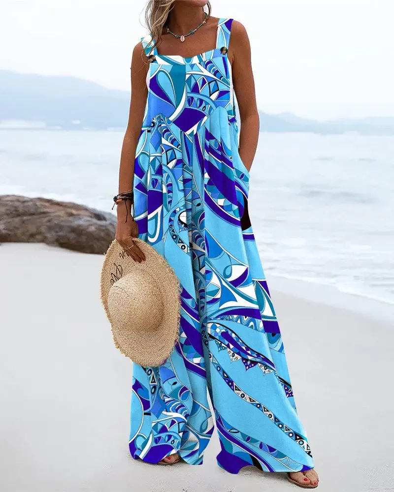 CHAXIAOA 1 Piece Summer 2022 Women Abstract Print Wide Leg Suspender Casual Vacation Jumpsui
CHAXIAOA 1 Piece Summer 2022 Women Abstract Print Wide Leg Suspender Casual Vacation Jumpsui