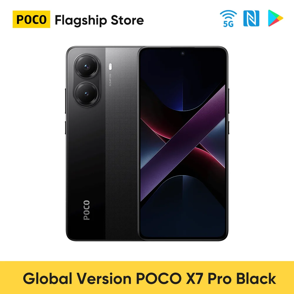 POCO X7 Pro Global Version, Черный
POCO X7 Pro Global Version, Черный