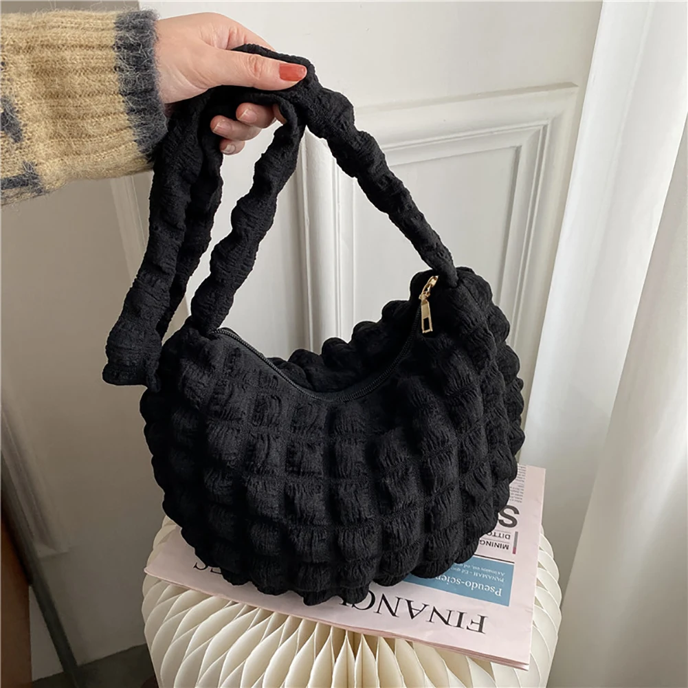 2022 Lattice Pattern Shoulder Bag Space Cotton Handbag Women Large Capacity Tote Bags LadiesPleated Quilted Shopper Bag
2022 Lattice Pattern Shoulder Bag Space Cotton Handbag Women Large Capacity Tote Bags LadiesPleated Quilted Shopper Bag