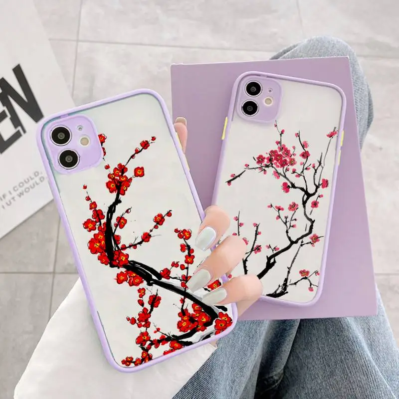 Plum Blossom Flower Red Floral Phone Case matte transparent For iphone 14 11 12 13 plus mini x xs xr pro max cover
Plum Blossom Flower Red Floral Phone Case matte transparent For iphone 14 11 12 13 plus mini x xs xr pro max cover