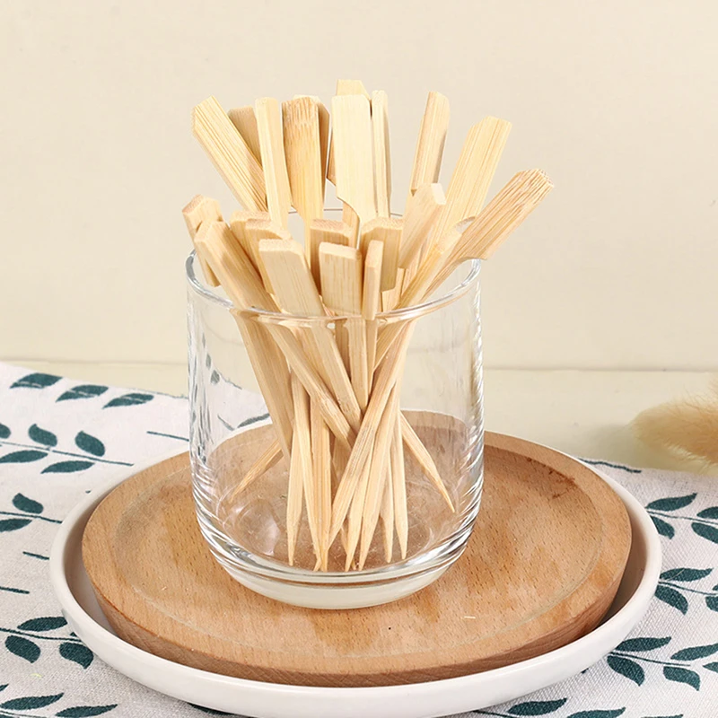 100pcs Bamboo Skewers Wooden Cocktail Toothpicks Bamboo Paddle Picks Food Skewers Bamboo Wood Skewers Toothpicks for Snacks
100pcs Bamboo Skewers Wooden Cocktail Toothpicks Bamboo Paddle Picks Food Skewers Bamboo Wood Skewers Toothpicks for Snacks