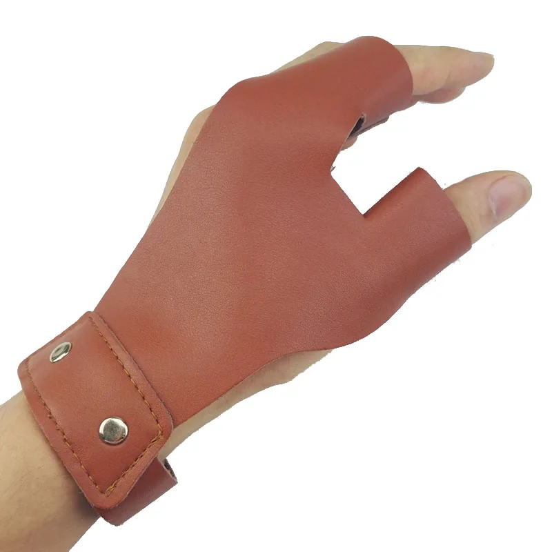 Leather Arcehry Finger Guard Hunting Bow Hand Protector Shooting Glove Recurve Archery | Darts