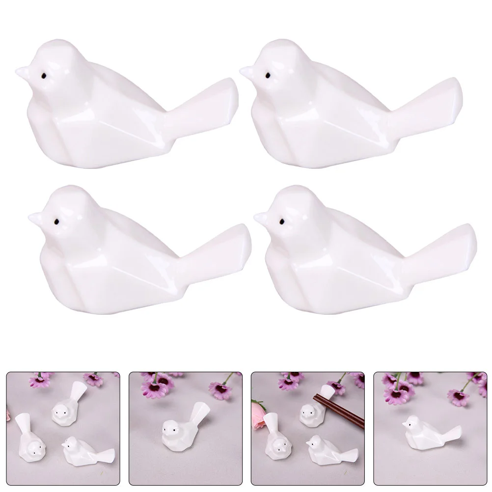 4Pcs Desktop Chopstick Rests Pigeon Shaped Spoon Rests Daily Use Fork Rests Chopstick
4Pcs Desktop Chopstick Rests Pigeon Shaped Spoon Rests Daily Use Fork Rests Chopstick