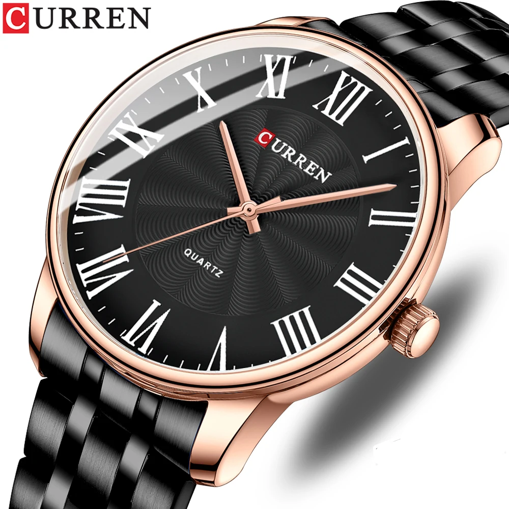 CURREN Fashion Brand 2022 Quartz Watches for Men Simple Stainless Steel Band Wristwatches Black Clock for Male
CURREN Fashion Brand 2022 Quartz Watches for Men Simple Stainless Steel Band Wristwatches Black Clock for Male