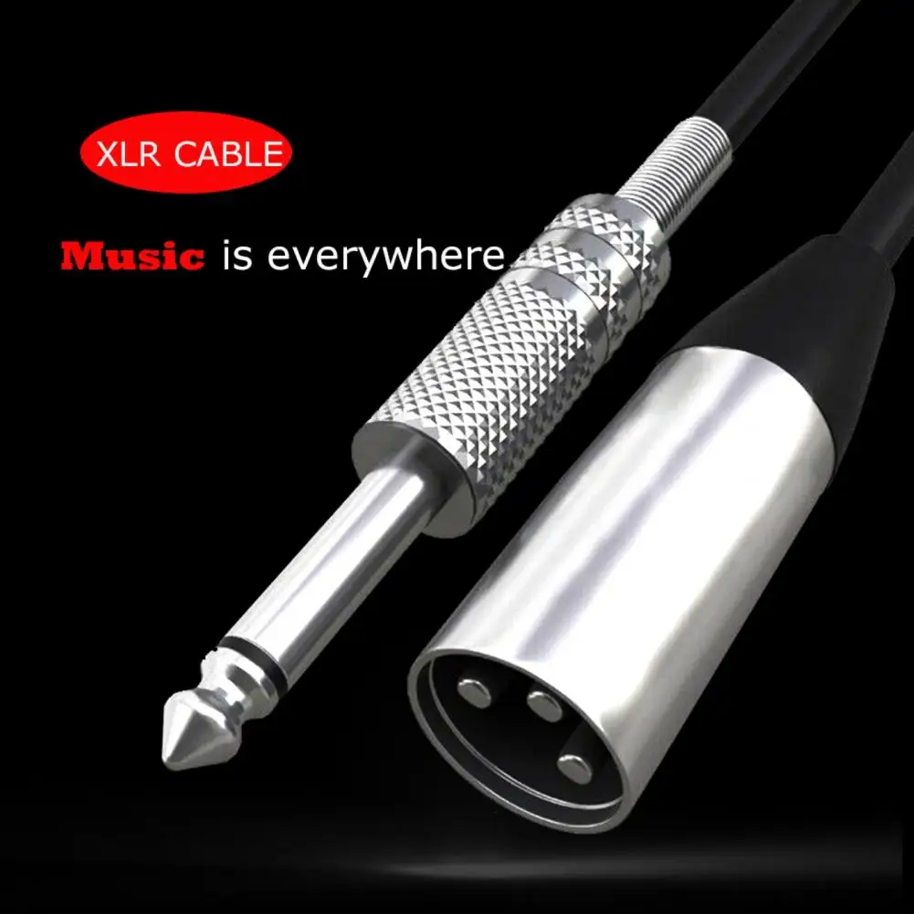 150cm/300cm Audio Cable Multifunctional Anti-interference Metal DJ1035 6.35mm to XLR Audio Cord for Microphone 
150cm/300cm Audio Cable Multifunctional Anti-interference Metal DJ1035 6.35mm to XLR Audio Cord for Microphone