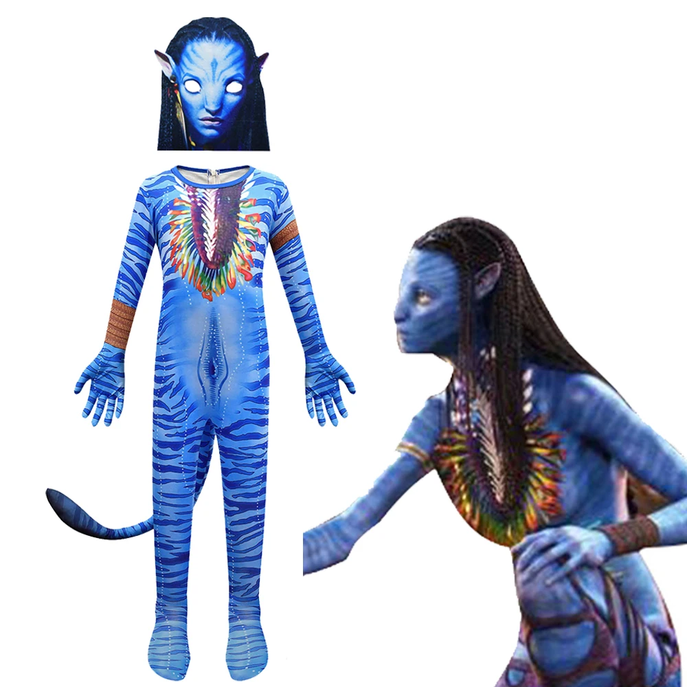 Avataring The Way of Water Alien Cosplay 3D Jumpsuit boys Girl Kids Avataring 2 Cosplay Costume Halloween Party Bodysuit clothes
Avataring The Way of Water Alien Cosplay 3D Jumpsuit boys Girl Kids Avataring 2 Cosplay Costume Halloween Party Bodysuit clothes
