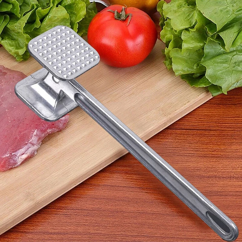 Aluminum Meat Steak Beef Knock Two-sides Tenderizers Pounders Mallet Hammer Pestle Cooking Tools Home Kitchen Knif Accessories
Aluminum Meat Steak Beef Knock Two-sides Tenderizers Pounders Mallet Hammer Pestle Cooking Tools Home Kitchen Knif Accessories