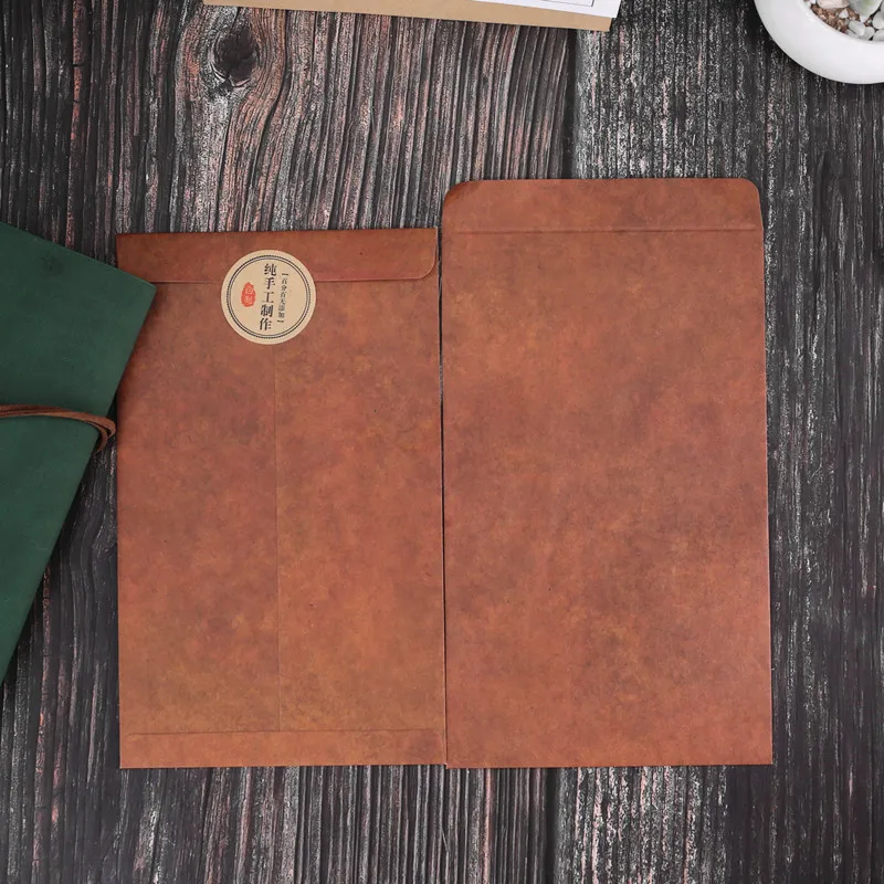 10pcs Retro Kraft Paper Envelopes European Style Postcard Wedding Invitation Card Paper Bag Wages Letter Paper Cover Gifts
10pcs Retro Kraft Paper Envelopes European Style Postcard Wedding Invitation Card Paper Bag Wages Letter Paper Cover Gifts