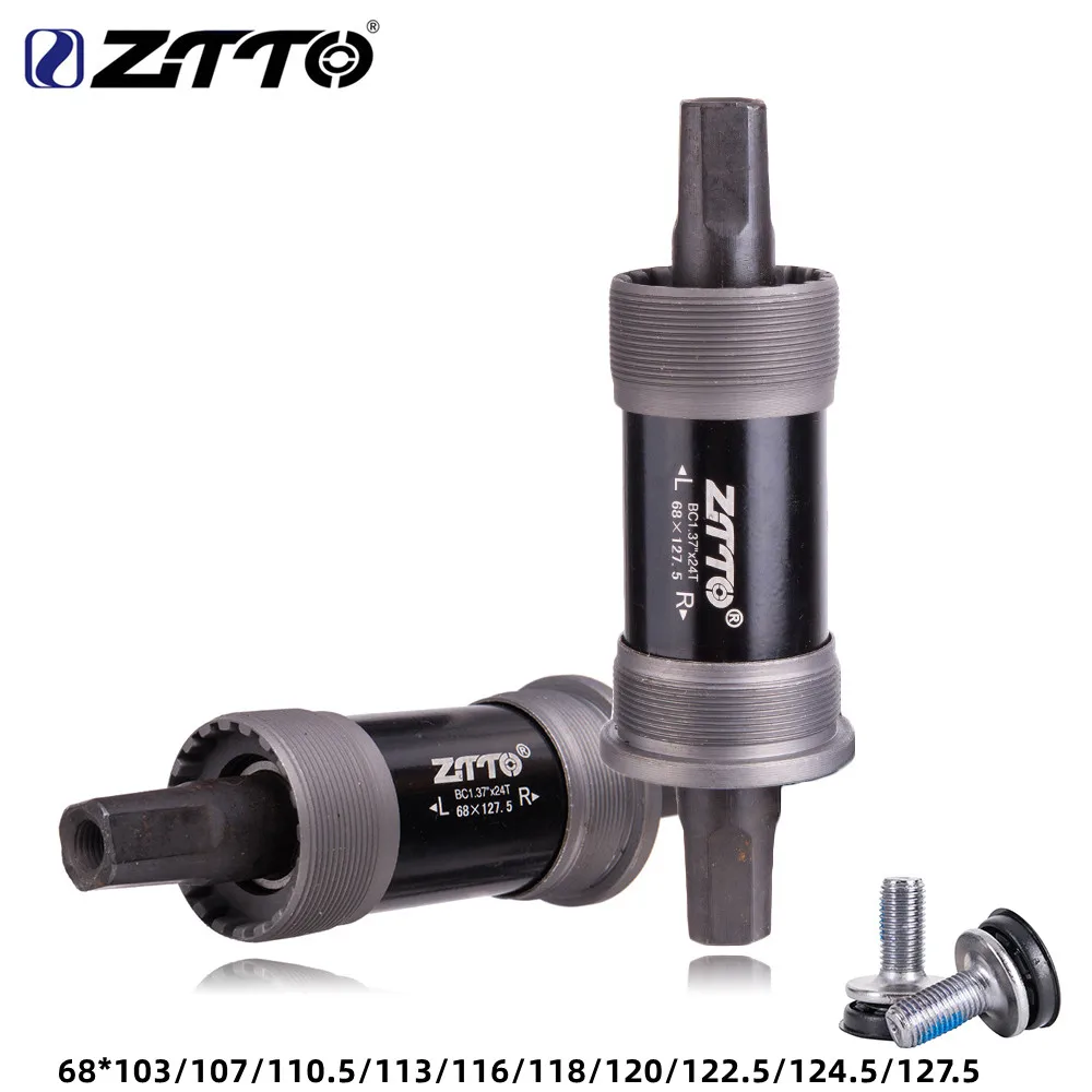 ZTTO MTB bicycle bottom bracket BSA 107 110.5 118 124.5mm square hole crankshaft for square tapered crankset bicycle parts
ZTTO MTB bicycle bottom bracket BSA 107 110.5 118 124.5mm square hole crankshaft for square tapered crankset bicycle parts