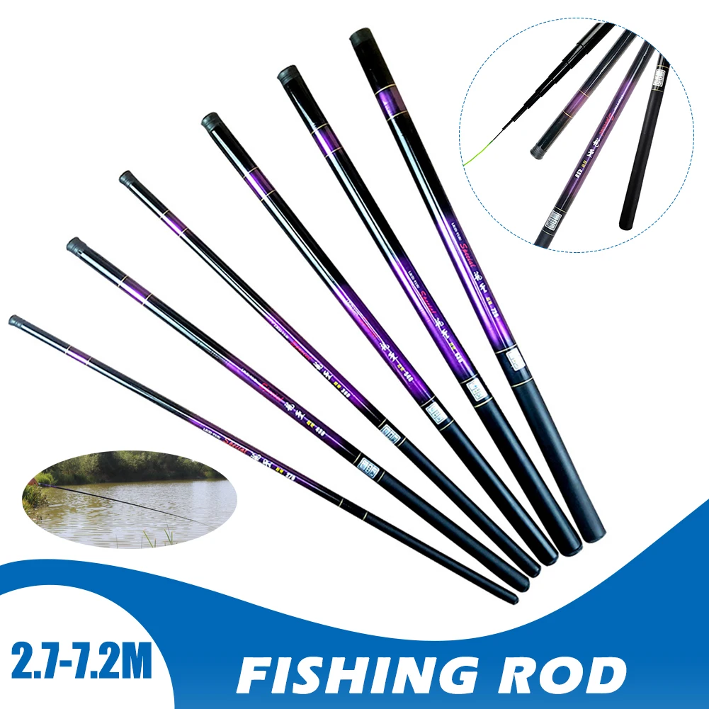 2.4m-5.7m Freshwater Ice Fishing Rod Telescopic Ultra-light Hard Pole Fishing Pole Carp Rod for Stream Freshwater Fishing Tackle
2.4m-5.7m Freshwater Ice Fishing Rod Telescopic Ultra-light Hard Pole Fishing Pole Carp Rod for Stream Freshwater Fishing Tackle