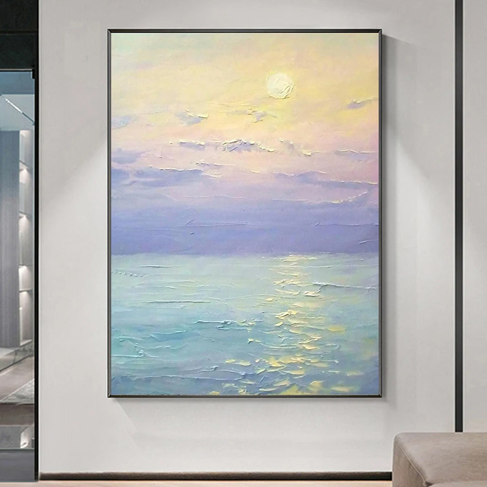 Hand-painted Oil Painting Sunrise Modern Landscape Texture Home Decoration Living Room Bedroom Corridor Porch Mural Wall Art
Hand-painted Oil Painting Sunrise Modern Landscape Texture Home Decoration Living Room Bedroom Corridor Porch Mural Wall Art