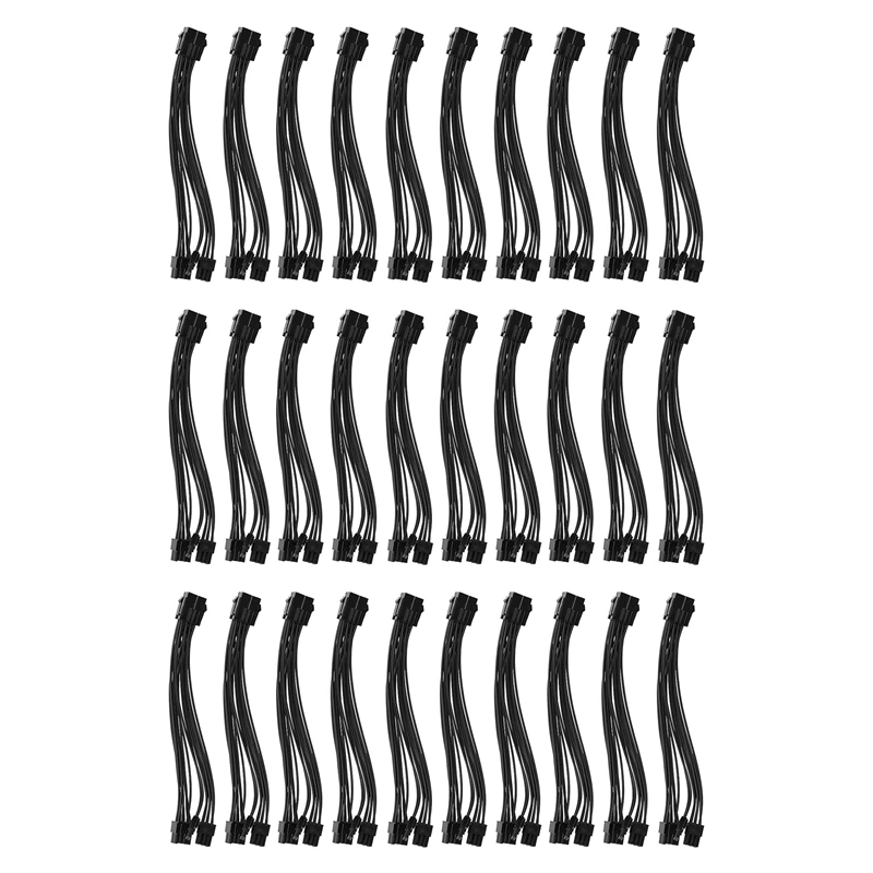 30Pcs 20Cm Graphics Card 8 Pin Female To 2X8P(6+2)Pin Extention Power Cable Male Pcie PCI Express 18AWG 4 Lines Cable
30Pcs 20Cm Graphics Card 8 Pin Female To 2X8P(6+2)Pin Extention Power Cable Male Pcie PCI Express 18AWG 4 Lines Cable