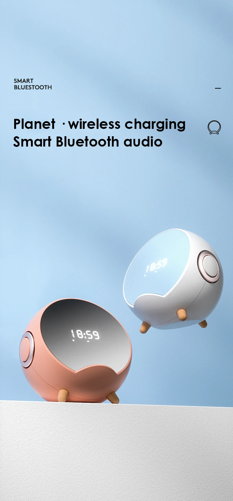 Ai Voice Dialogue Clock Display Alarm Clock Bluetooth Speaker 4000mah Wireless Charging Loudspeaker Smart Home Small Audio
Ai Voice Dialogue Clock Display Alarm Clock Bluetooth Speaker 4000mah Wireless Charging Loudspeaker Smart Home Small Audio