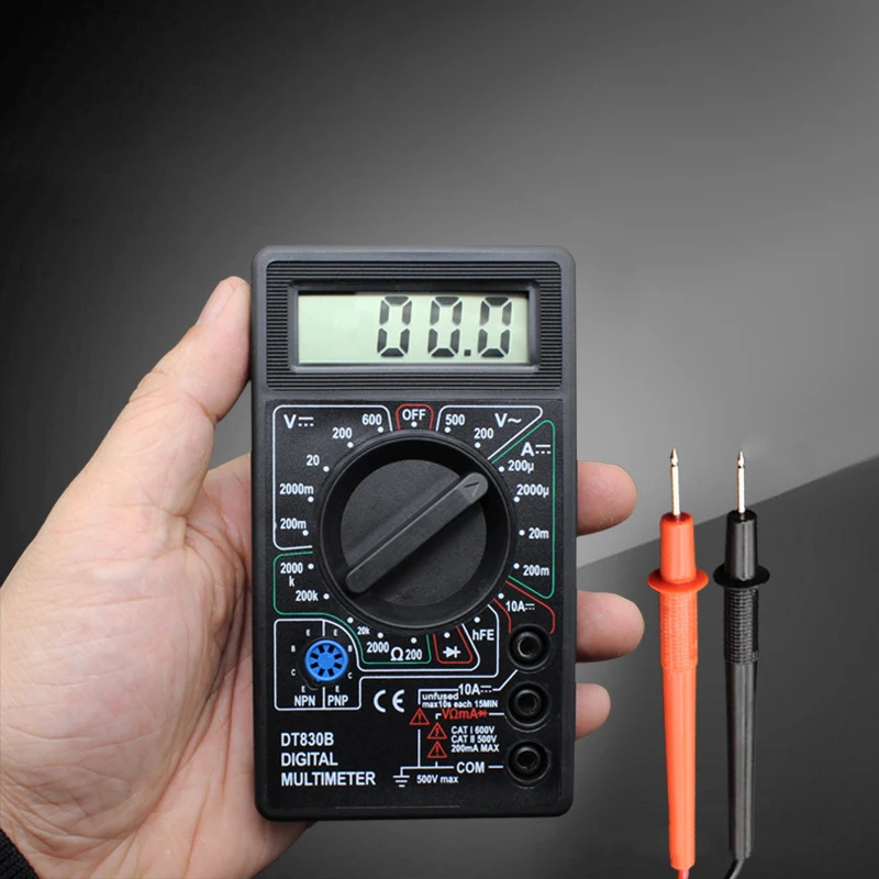 

DT830B Digital Multimeter Ac/dc Mini Voltmeter Ammeter Ohm Tester Universal Handheld Multi-meter Electrical Instrument Testers